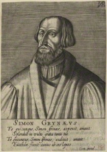NPG D24782; Simon Grynaeus after Unknown artist